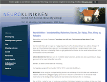 Tablet Screenshot of neuroklinikken.dk